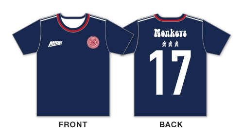 モン吉 "Monkeys" サッカーシャツ